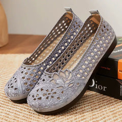 Old Beijing Cloth Female Tennis Breathable Mesh Mother Canvas Shoes Newgew