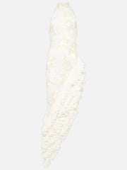 Floral-Appliqué Maxi Dress Newgew Dresses