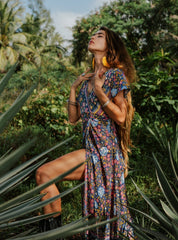 Joseph Bohemian Wrap Maxi Dress Newgew Dresses