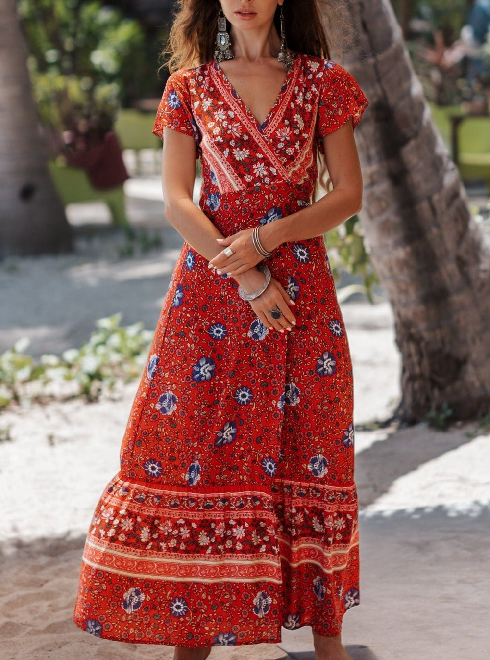 Joseph Bohemian Wrap Maxi Dress Newgew Dresses