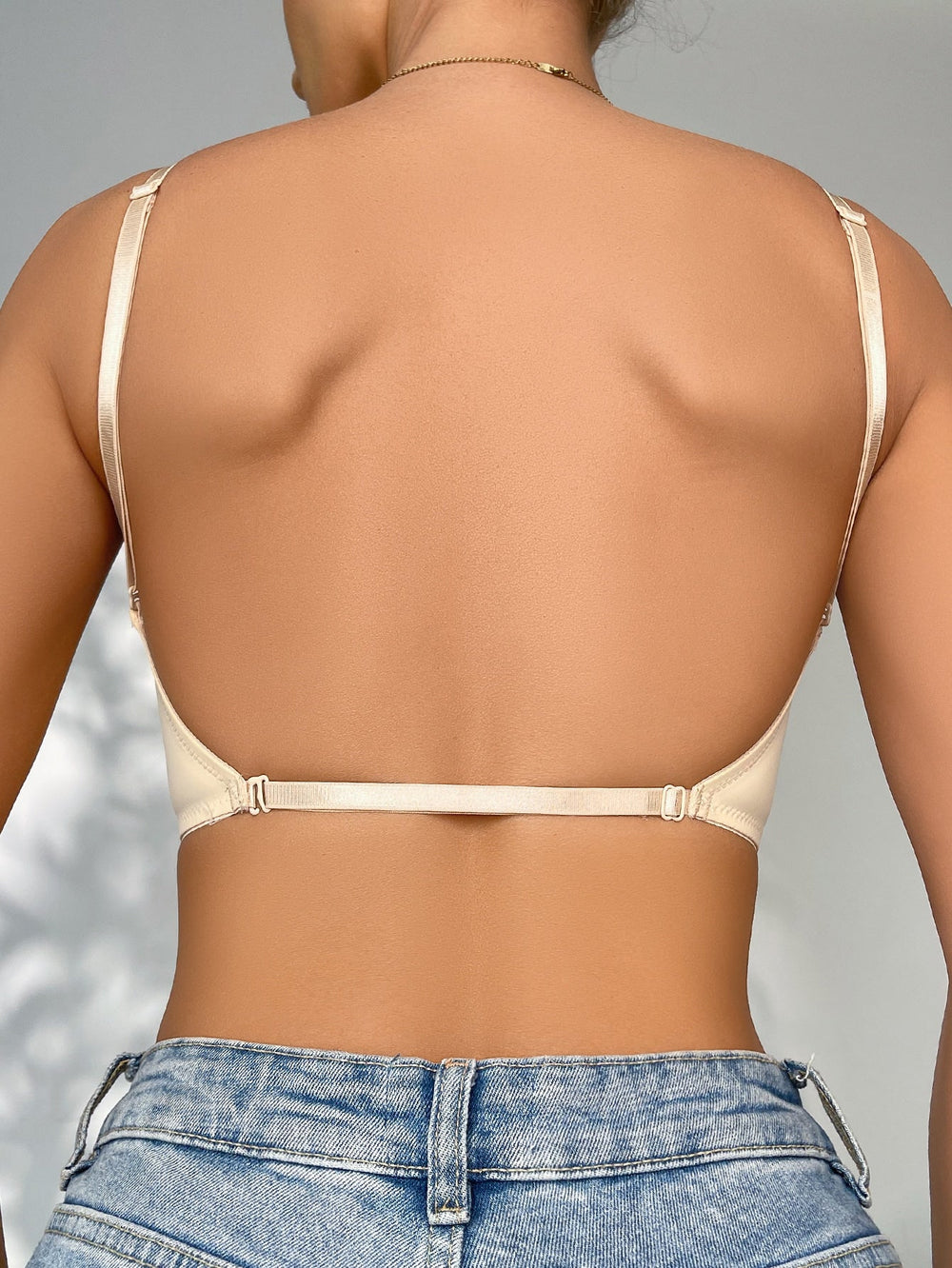 Solid Crisscross Underwire Push-up Bra NewGew