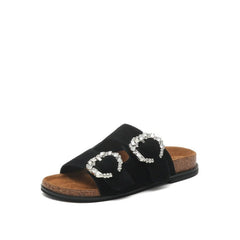 Joy&Peace Double Strap	Buckle Ditel Flat Sandals Newgew