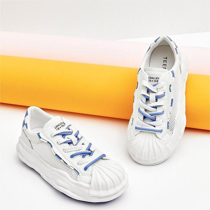 Color Block Lace-up Front Skate Shoes Newgew