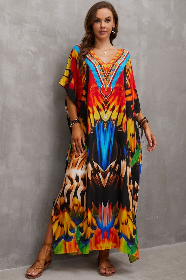 Tie Dye Cover Up Dress (19 Colors) Newgew