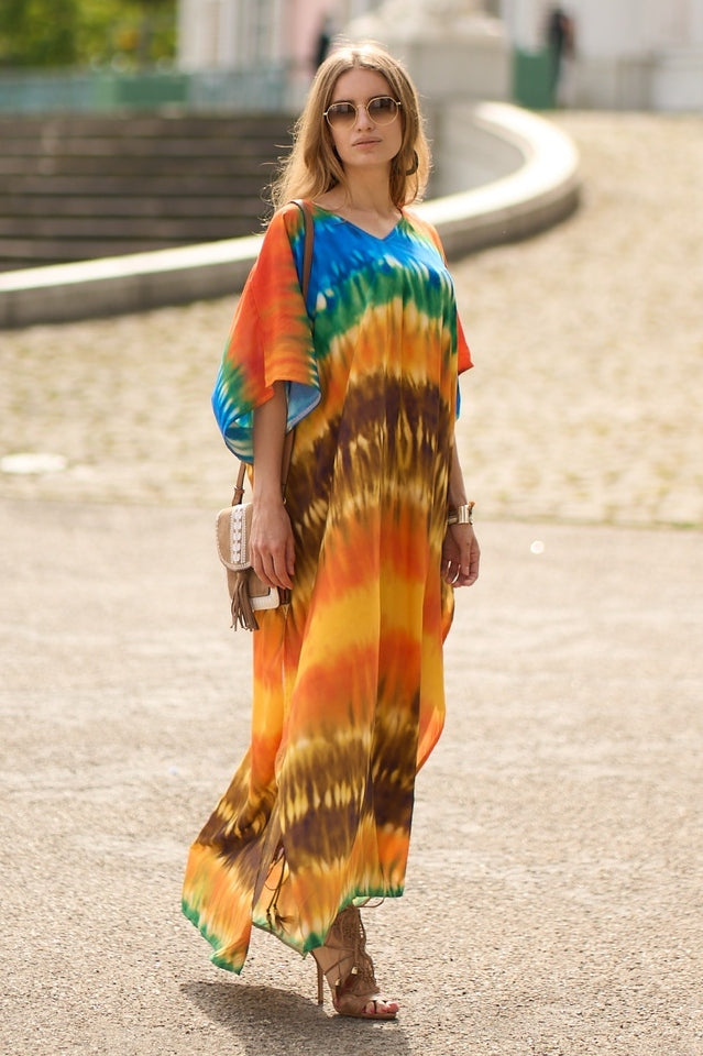 Tie Dye Cover Up Dress (11 Colors) Newgew