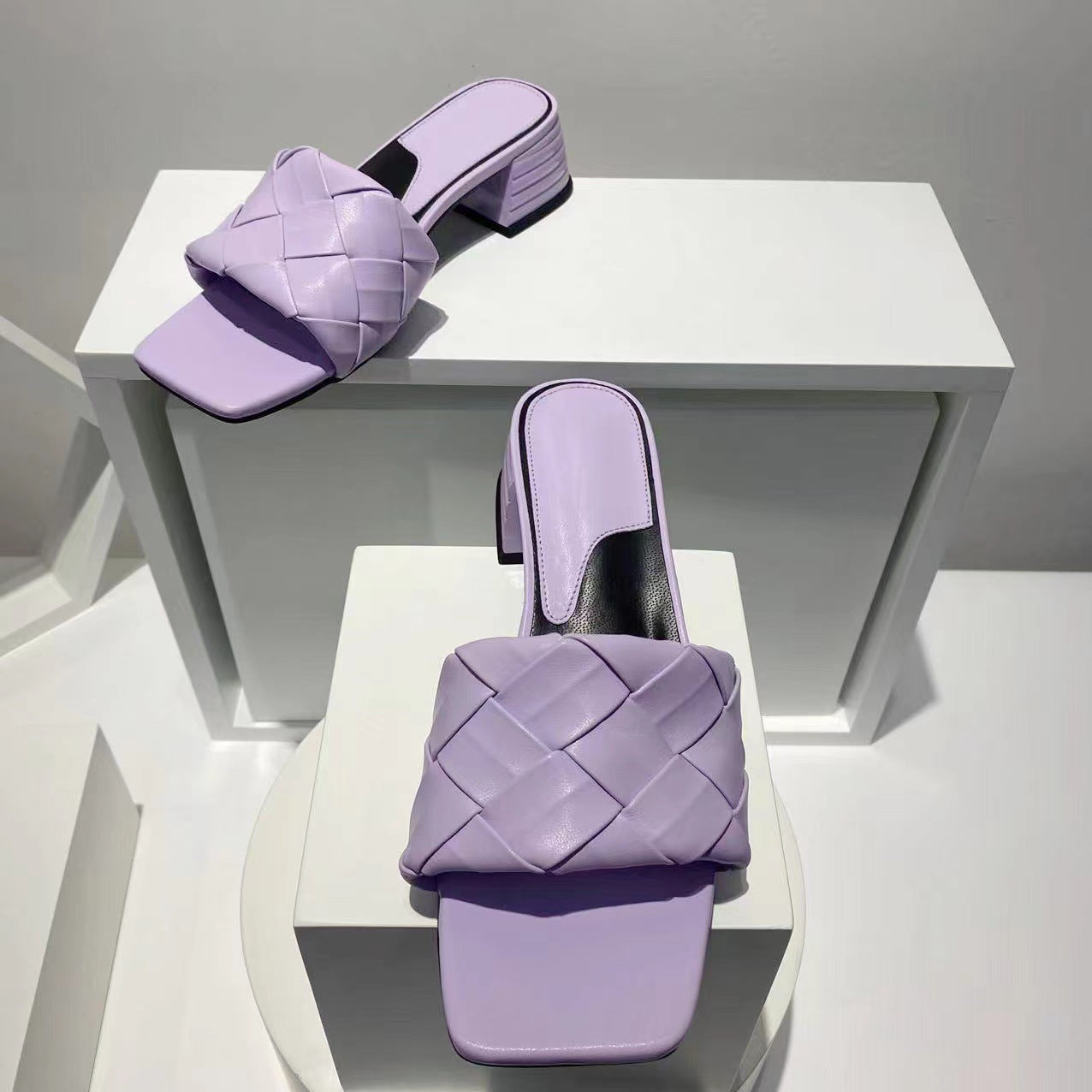 Chunky Heel Open Toe Sandals Newgew
