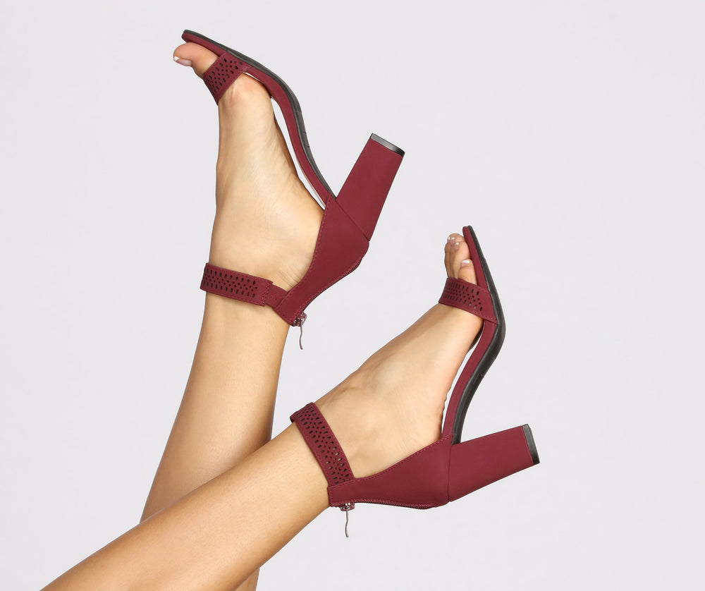 Step Above The Rest Simple Block Heels Newgew