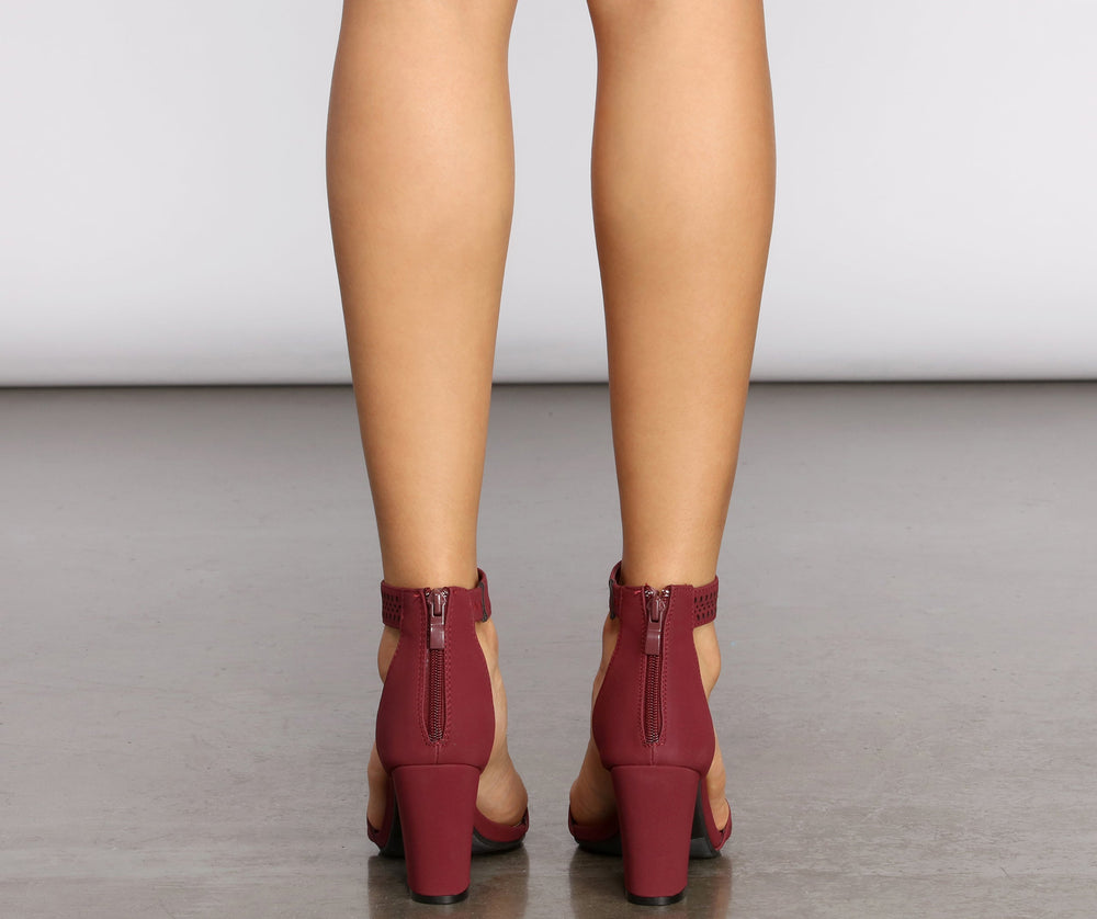 Step Above The Rest Simple Block Heels Newgew