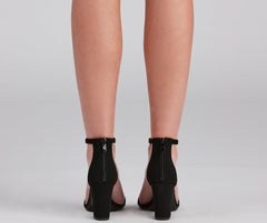 Smooth And Sleek Block Heels Newgew