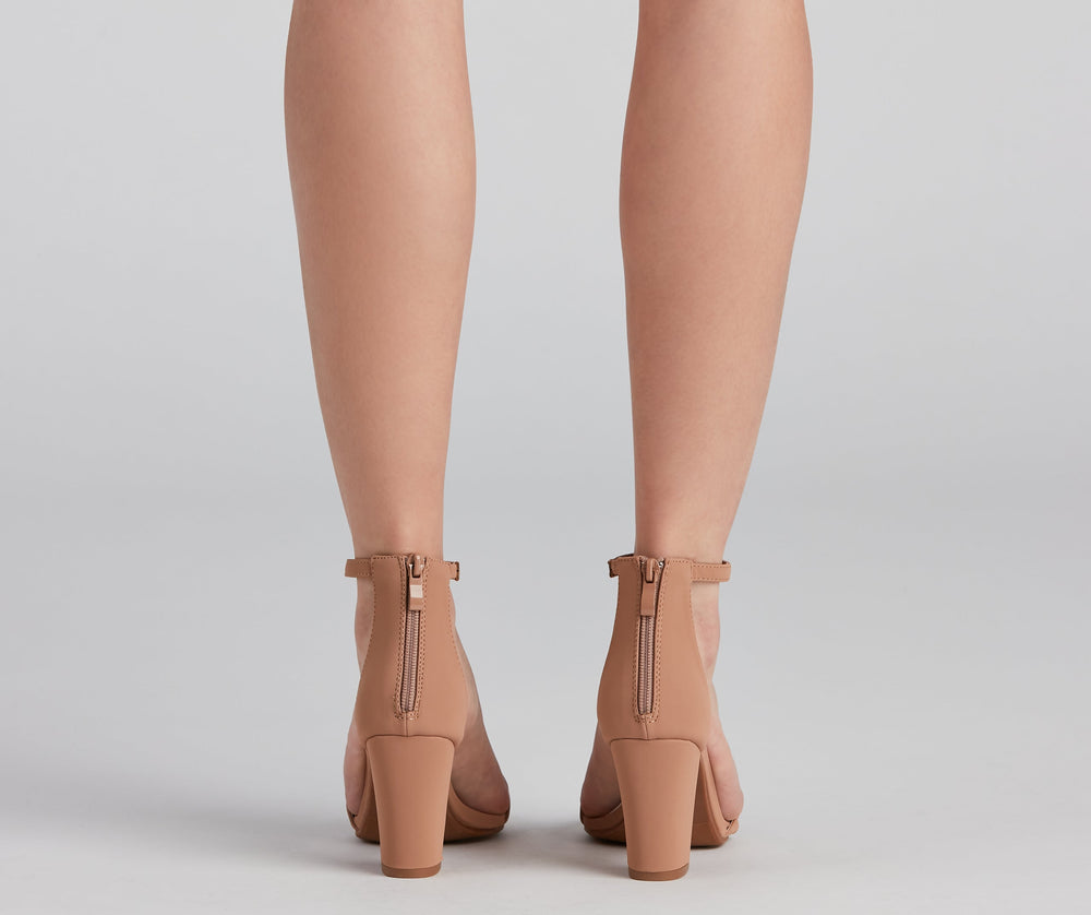 Smooth And Sleek Block Heels Newgew