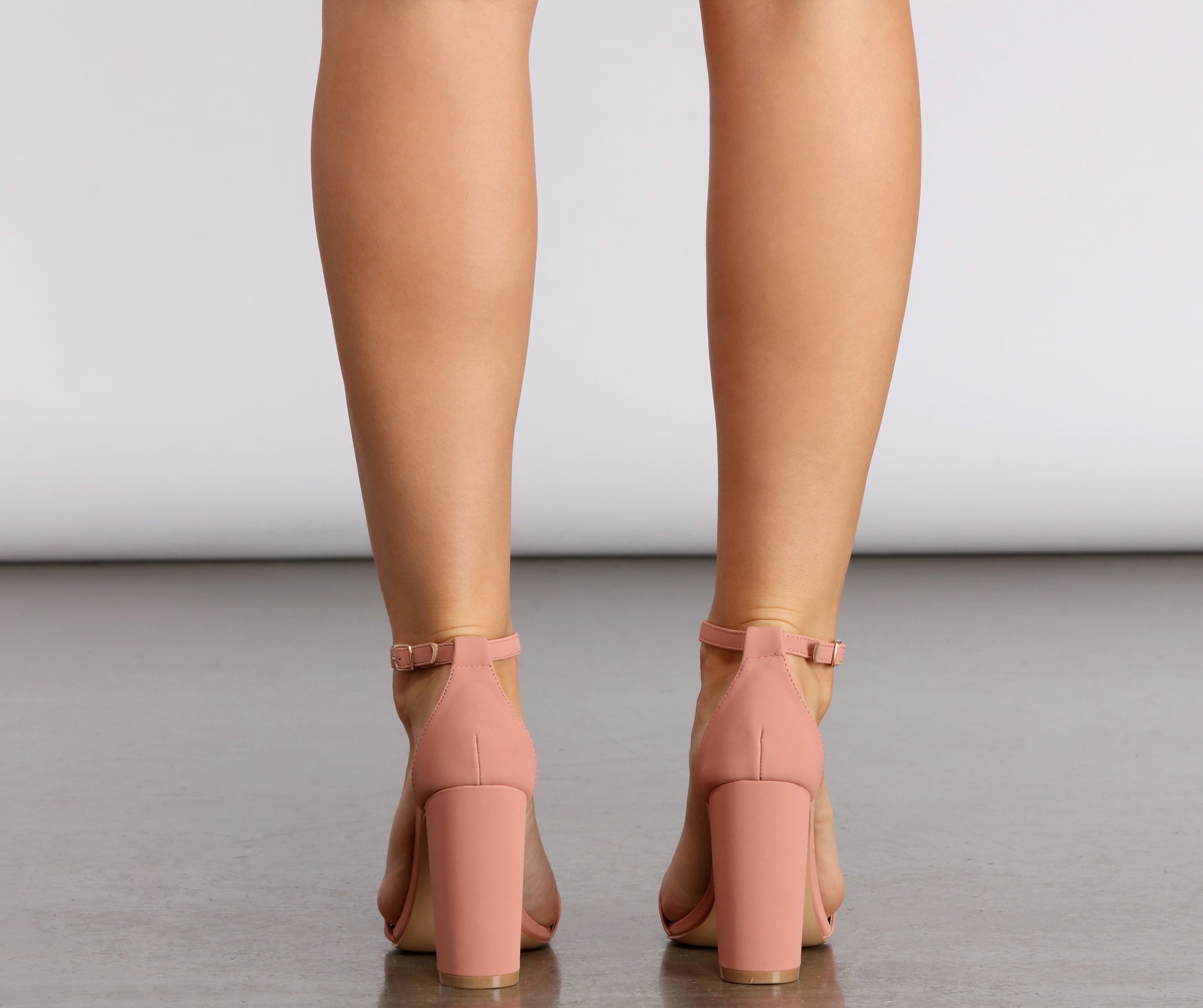 Summertime Fine Mauve Faux Nubuck Heels Newgew