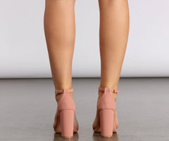 Summertime Fine Mauve Faux Nubuck Heels Newgew