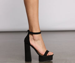 Total Diva Chunky Platform Block Heels Newgew