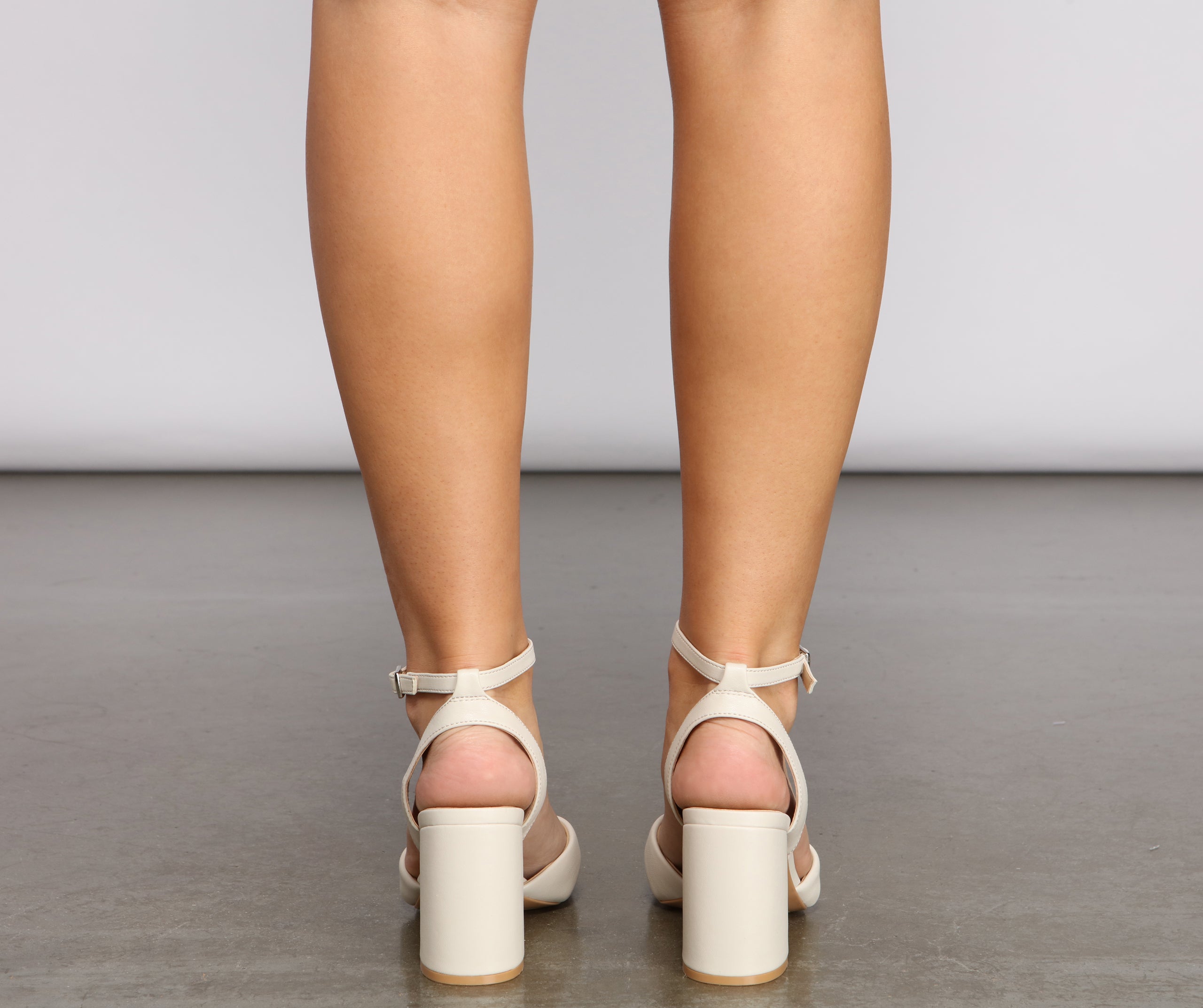 Classic Chic Vibes Block Heels Newgew
