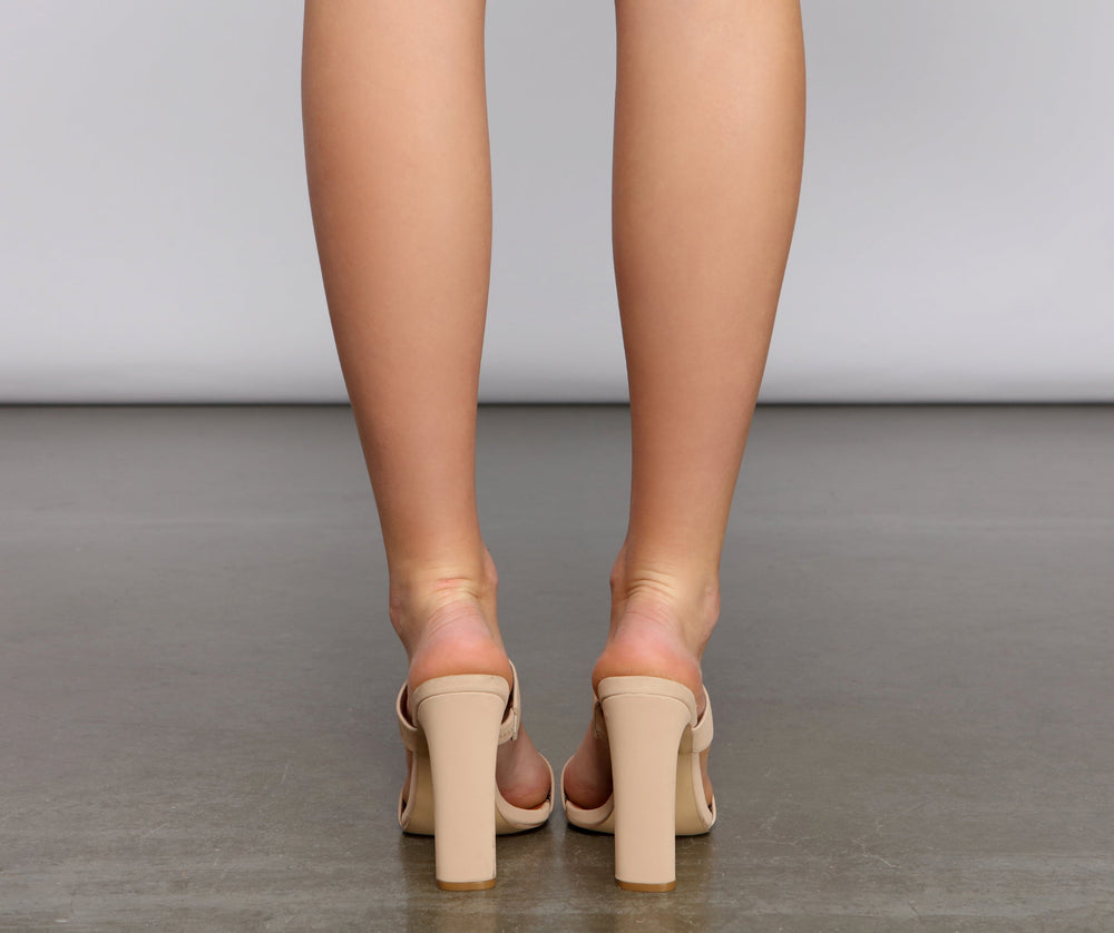 Double Band Basic Nubuck Mules Newgew