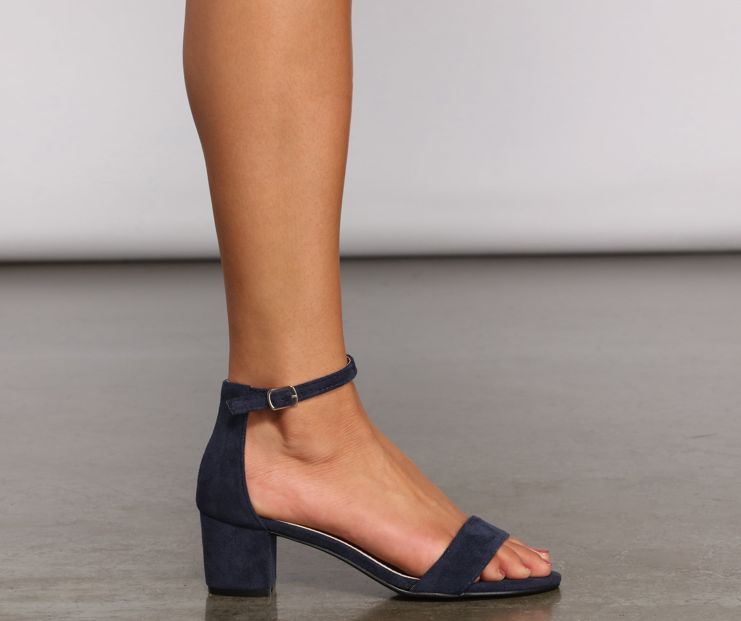Basic And Chic Low Block Heels Newgew