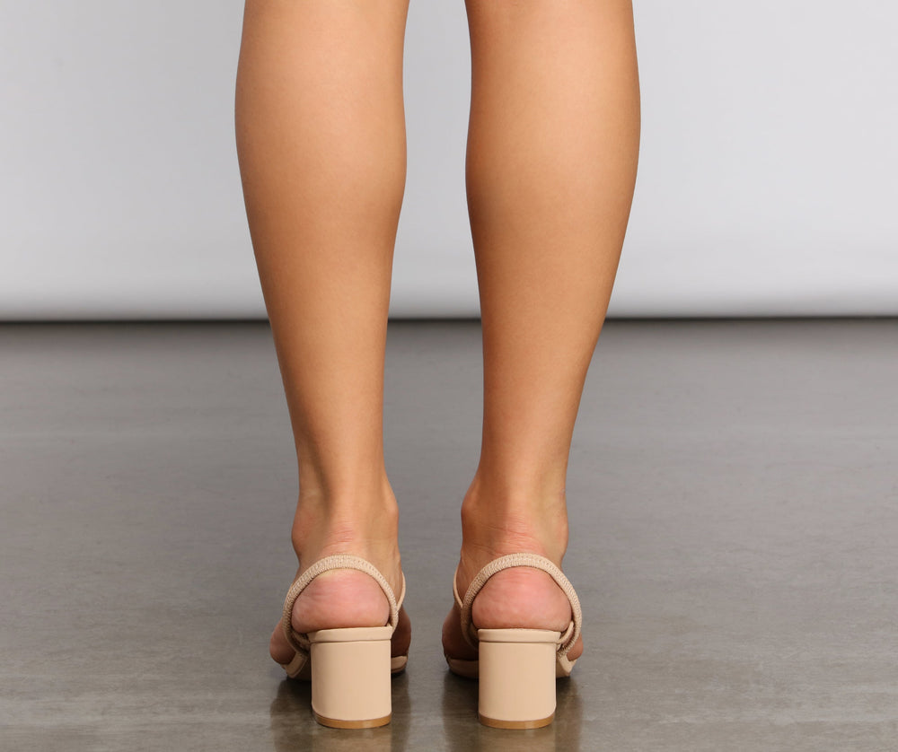 Never Basic Low Block Heels Newgew