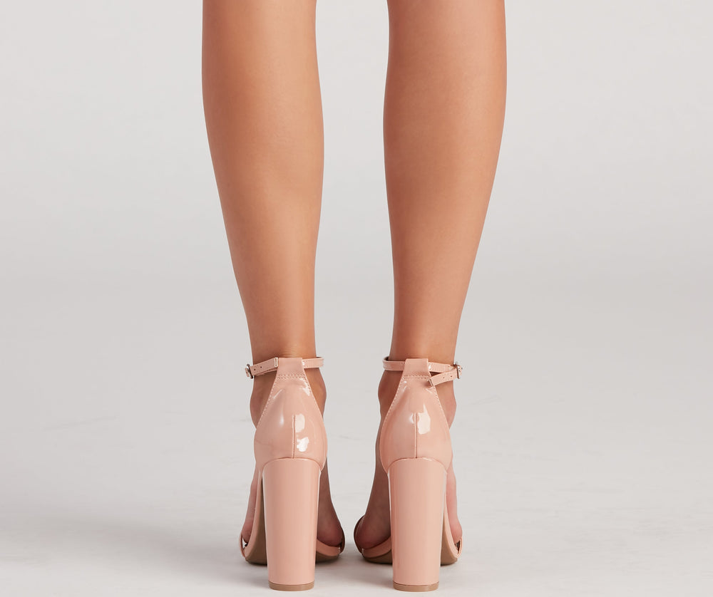 Stepping Out Patent Leather Heels Newgew