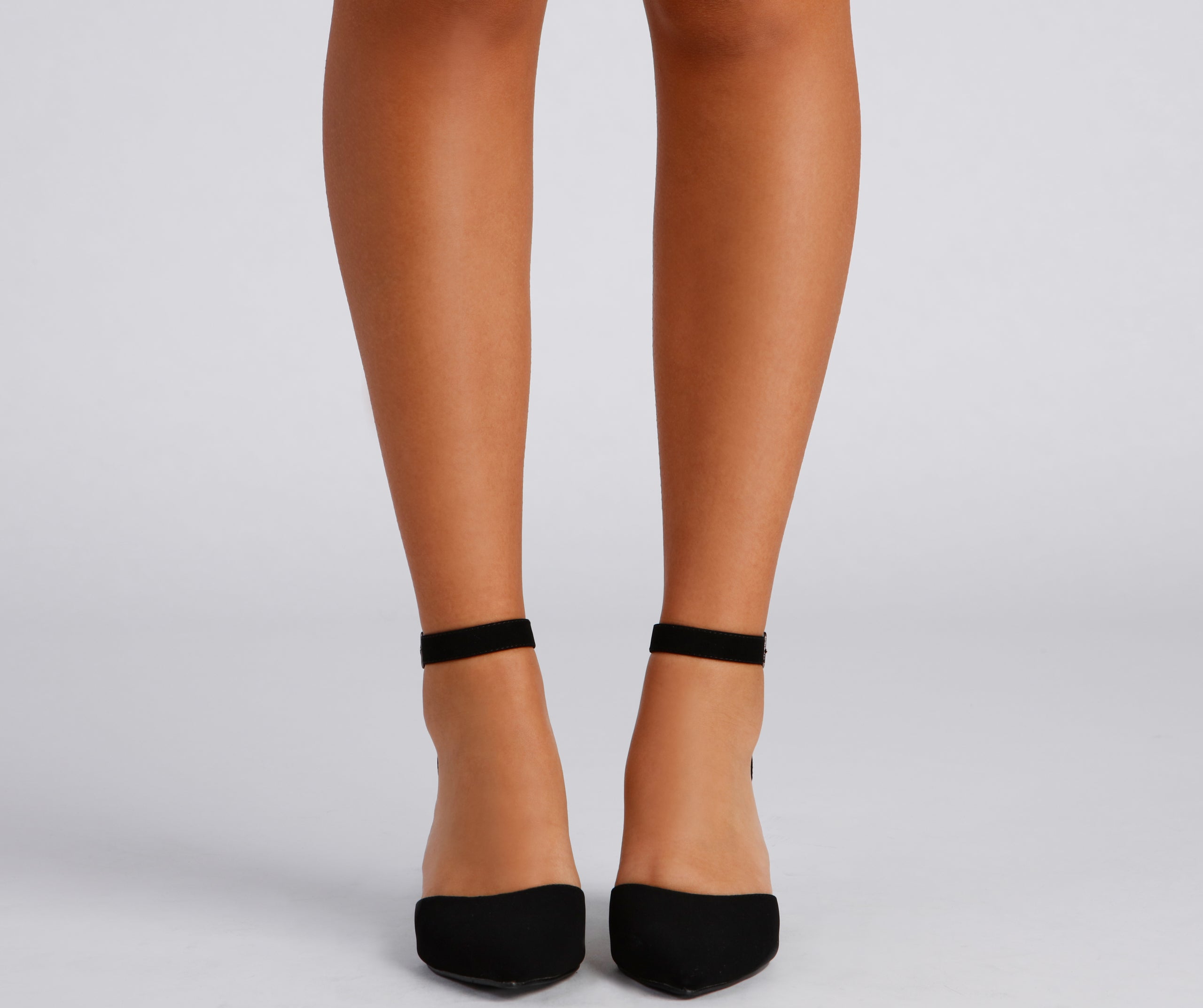 So Posh Faux Nubuck Pumps Newgew