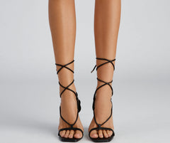 Wrapped In Chic Block Heels Newgew