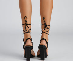Wrapped In Chic Block Heels Newgew