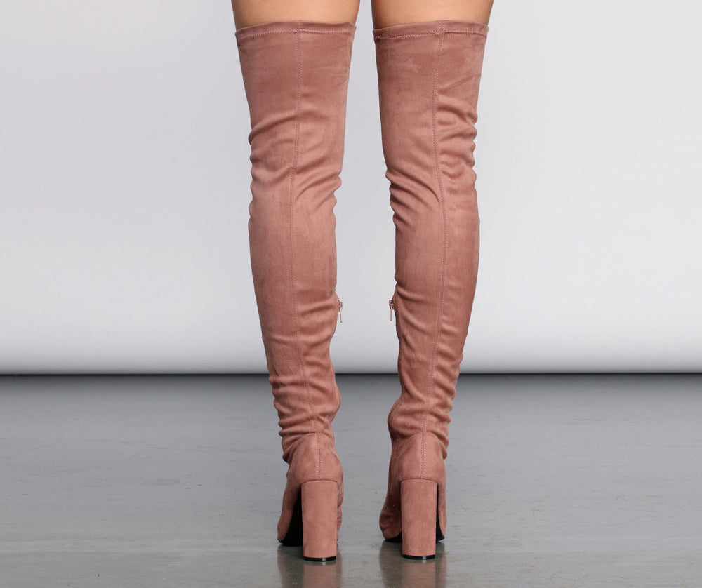 Thigh High Point Toe Boot Newgew