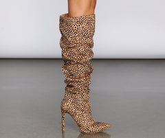 Spotted From Afar Stiletto Boots Newgew