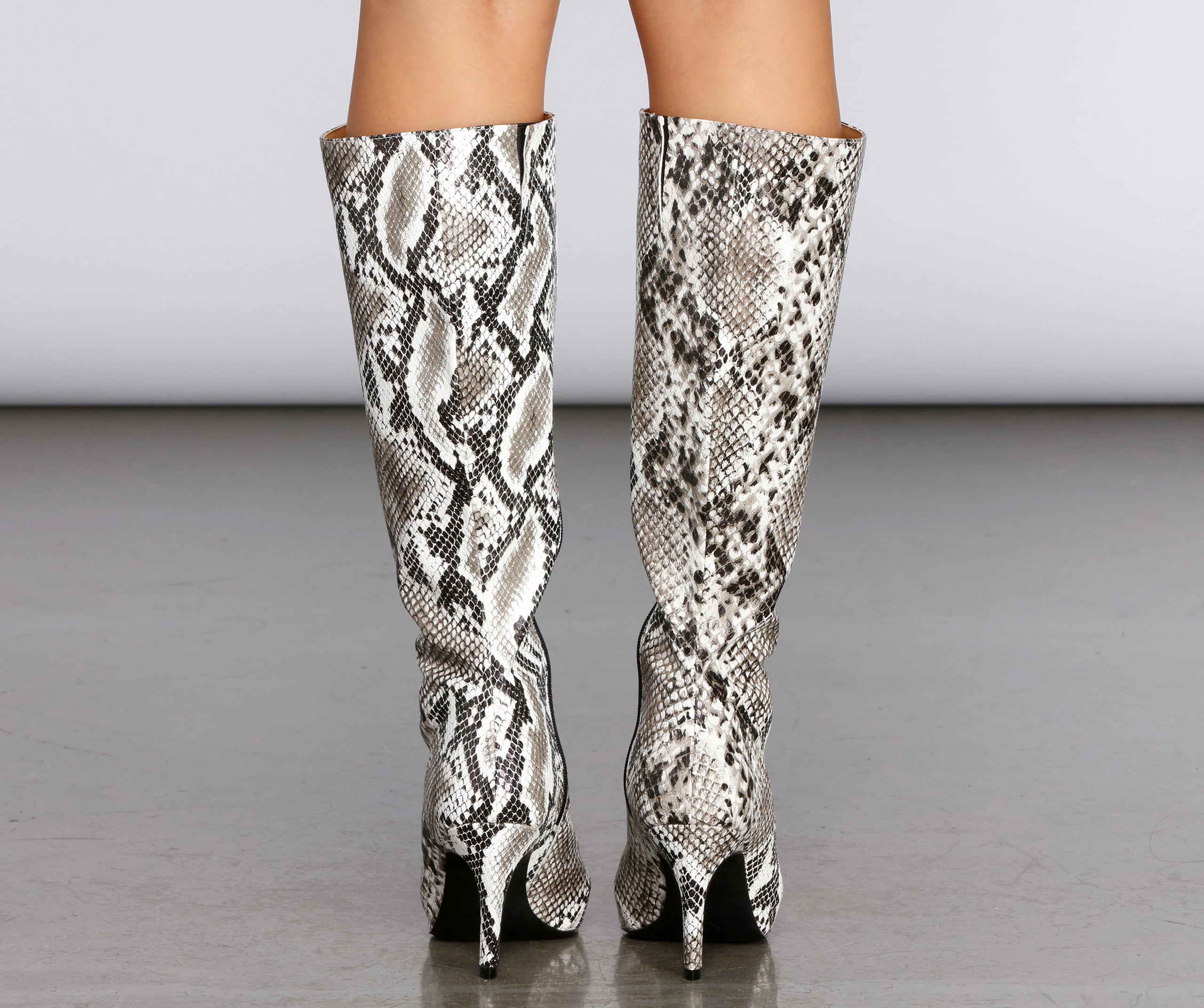 Slither In Style Stiletto Boots Newgew
