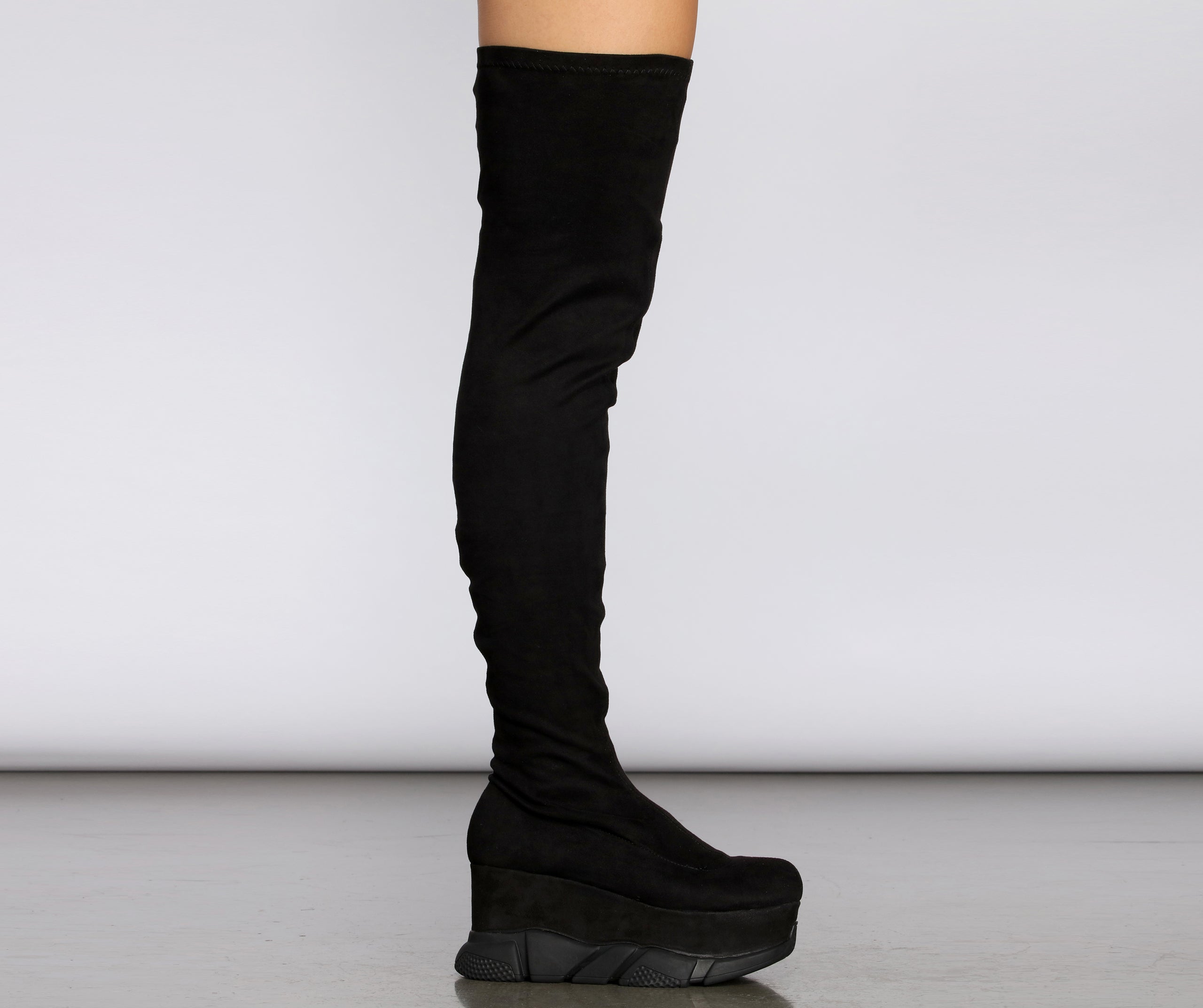 Trend Alert Thigh High Platform Boots Newgew