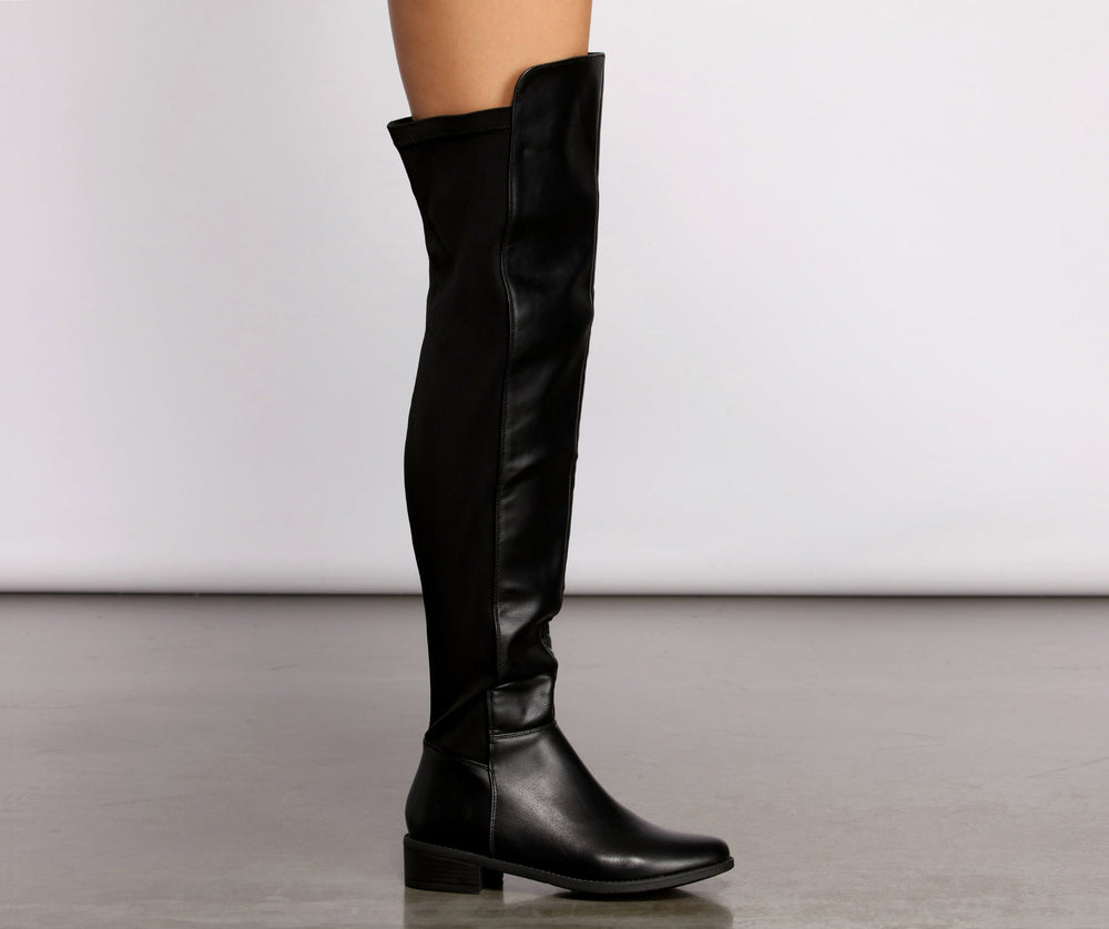 Chic And Sleek Over The Knee Boots Newgew