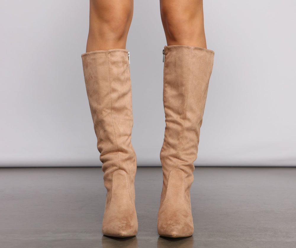 Stylishly Chic Under The Knee Boots Newgew
