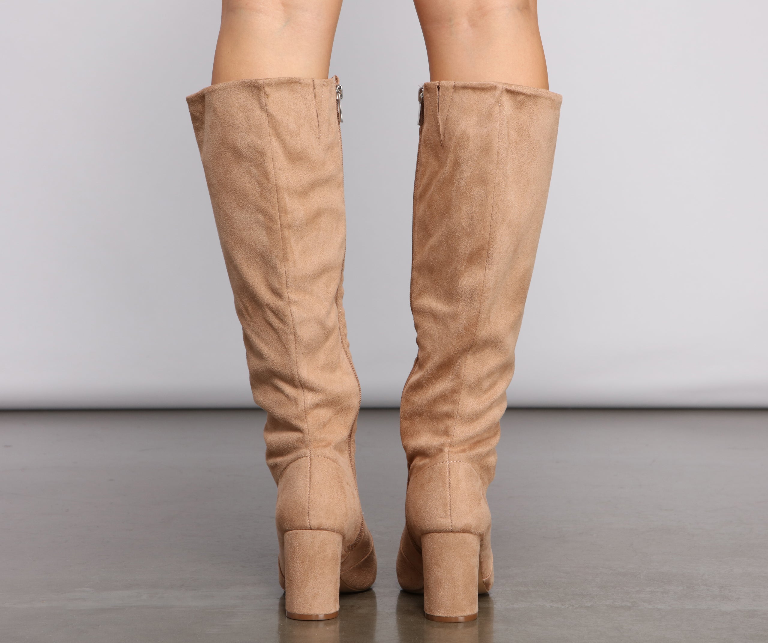 Stylishly Chic Under The Knee Boots Newgew