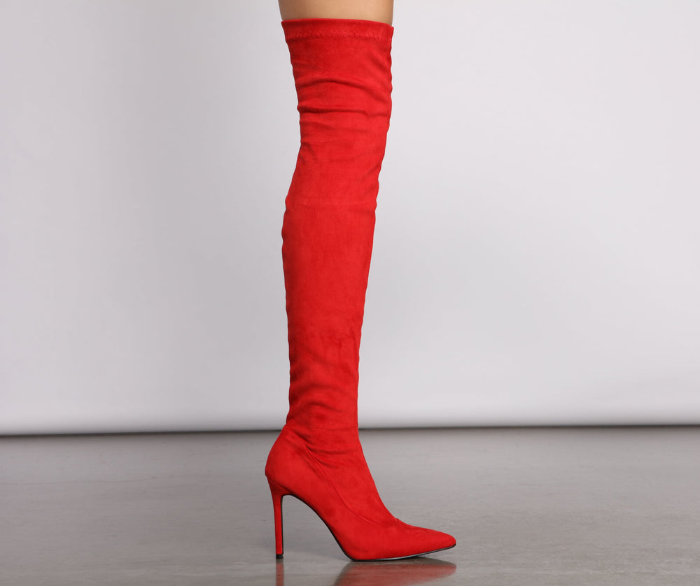 Over The Knee Stiletto Heel Boots Newgew