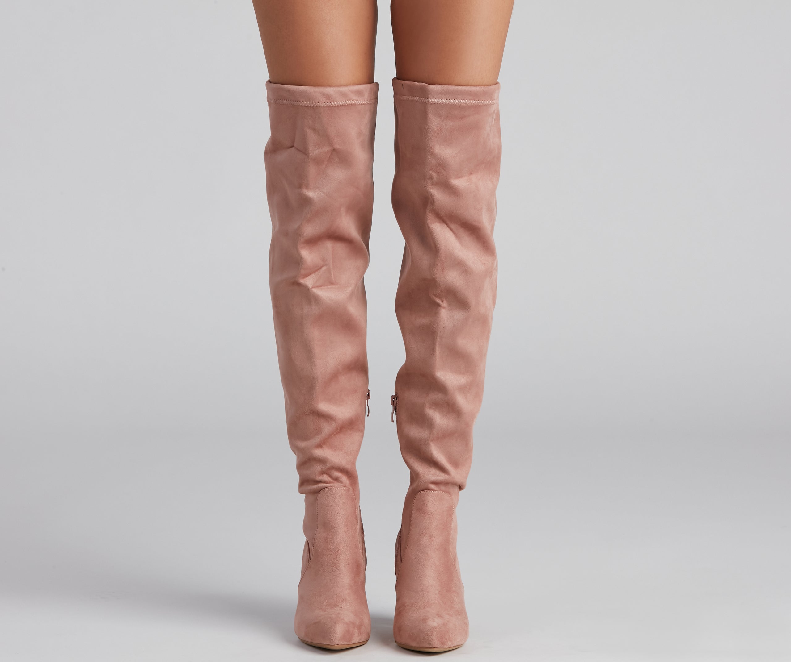 Classic Chic Faux Suede Boots Newgew