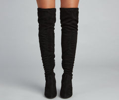 Long Story Short Faux Suede Boots Newgew