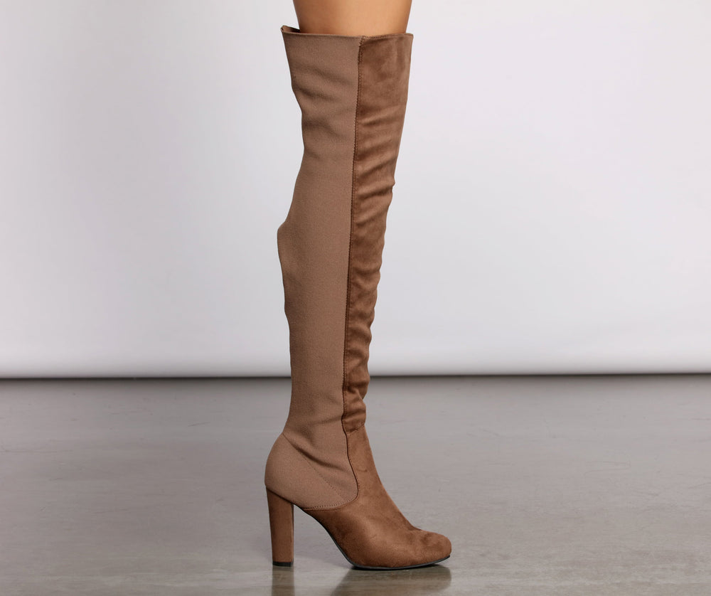 50/50 Trendy Stunner Over The Knee Boots Newgew