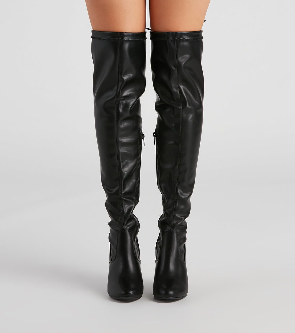 Strut In Style Over-The-Knee Boots Newgew