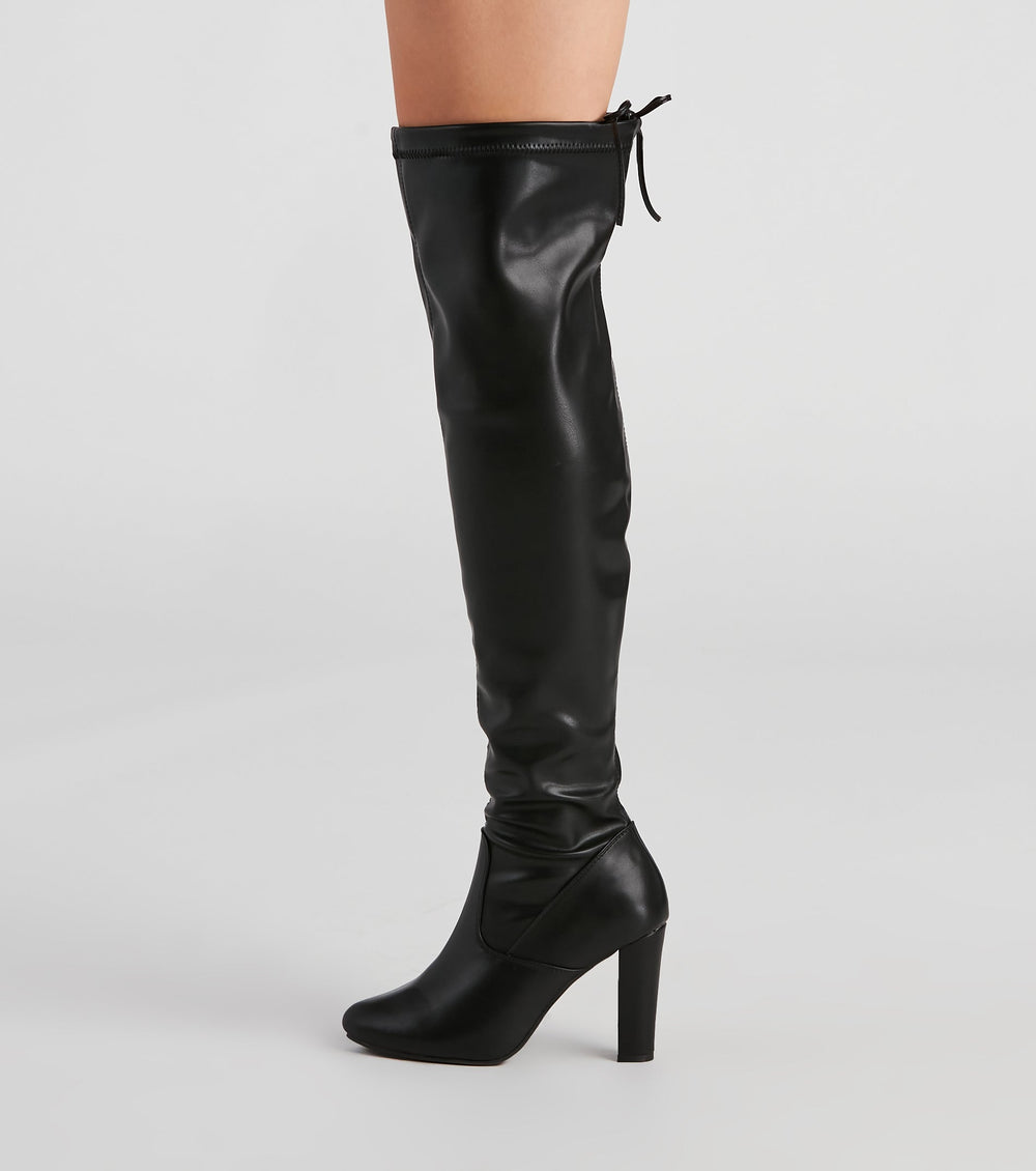Strut In Style Over-The-Knee Boots Newgew