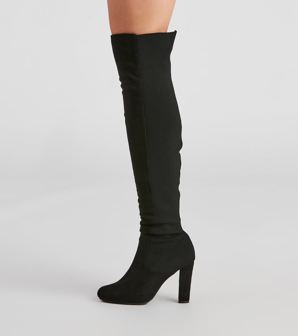 Effortlessly Chic Over-The-Knee Boots Newgew