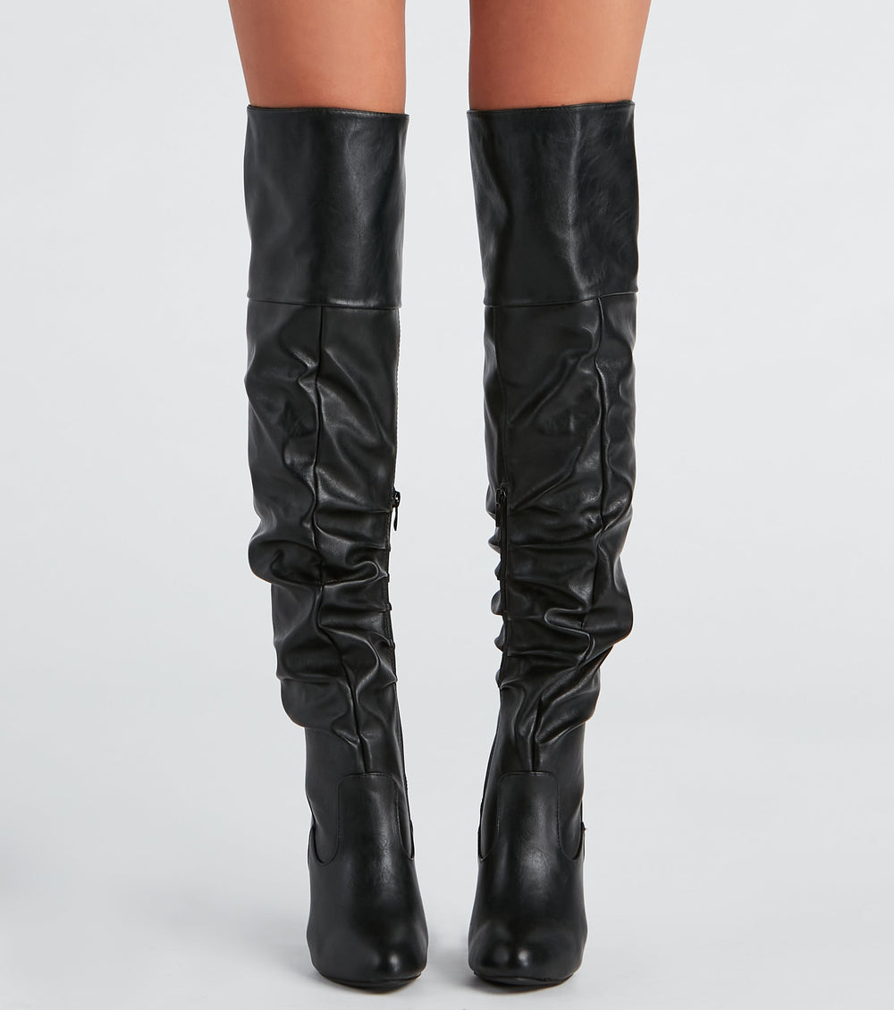 Work It Girl Over-The-Knee Boots Newgew