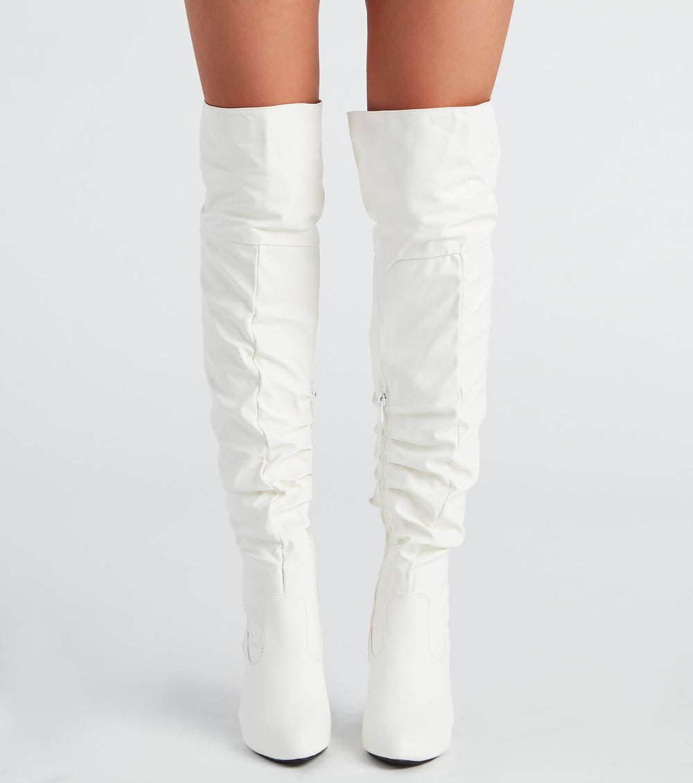 Work It Girl Over-The-Knee Boots Newgew