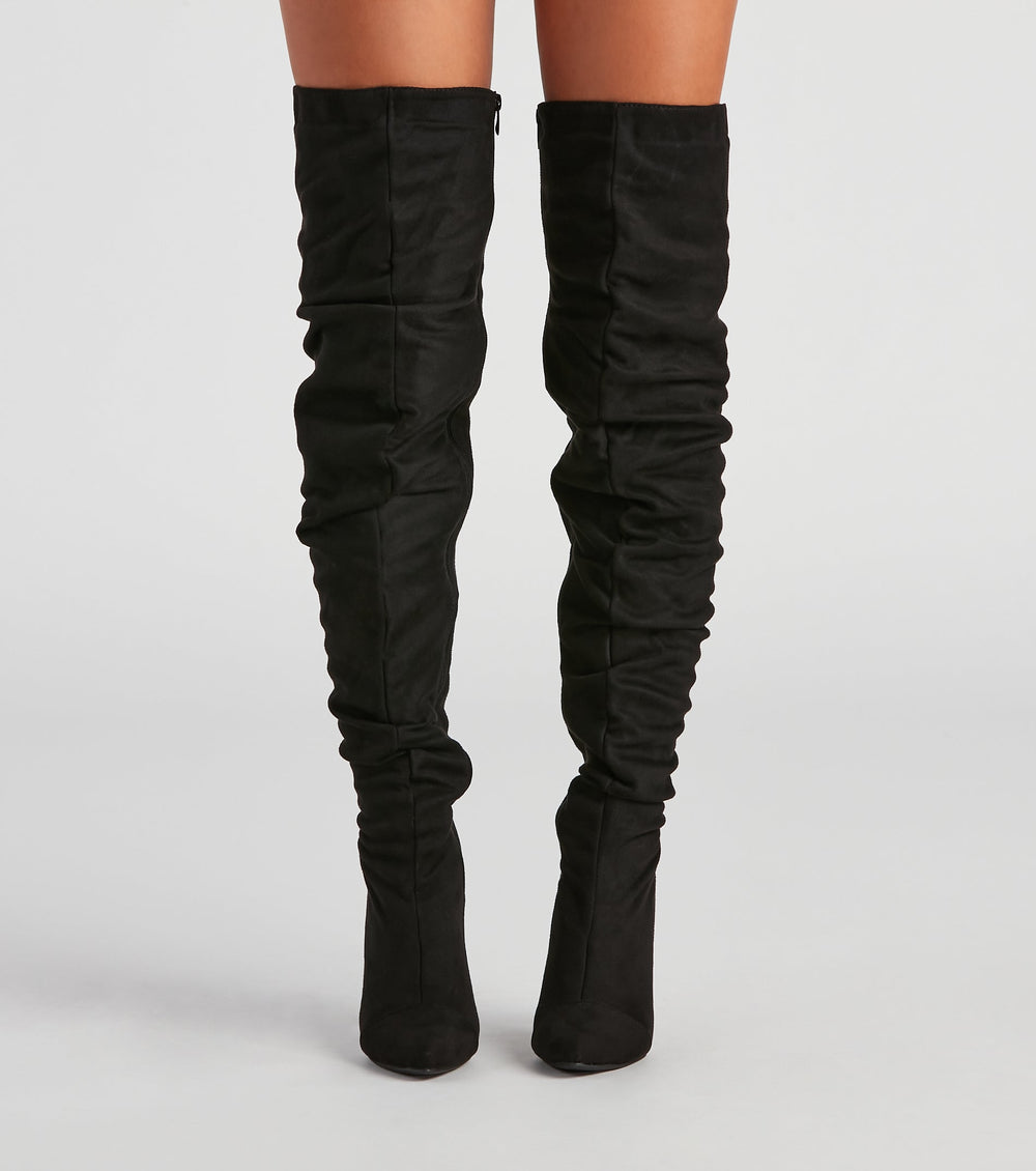 Never Not Fab Over-The-Knee Boots Newgew