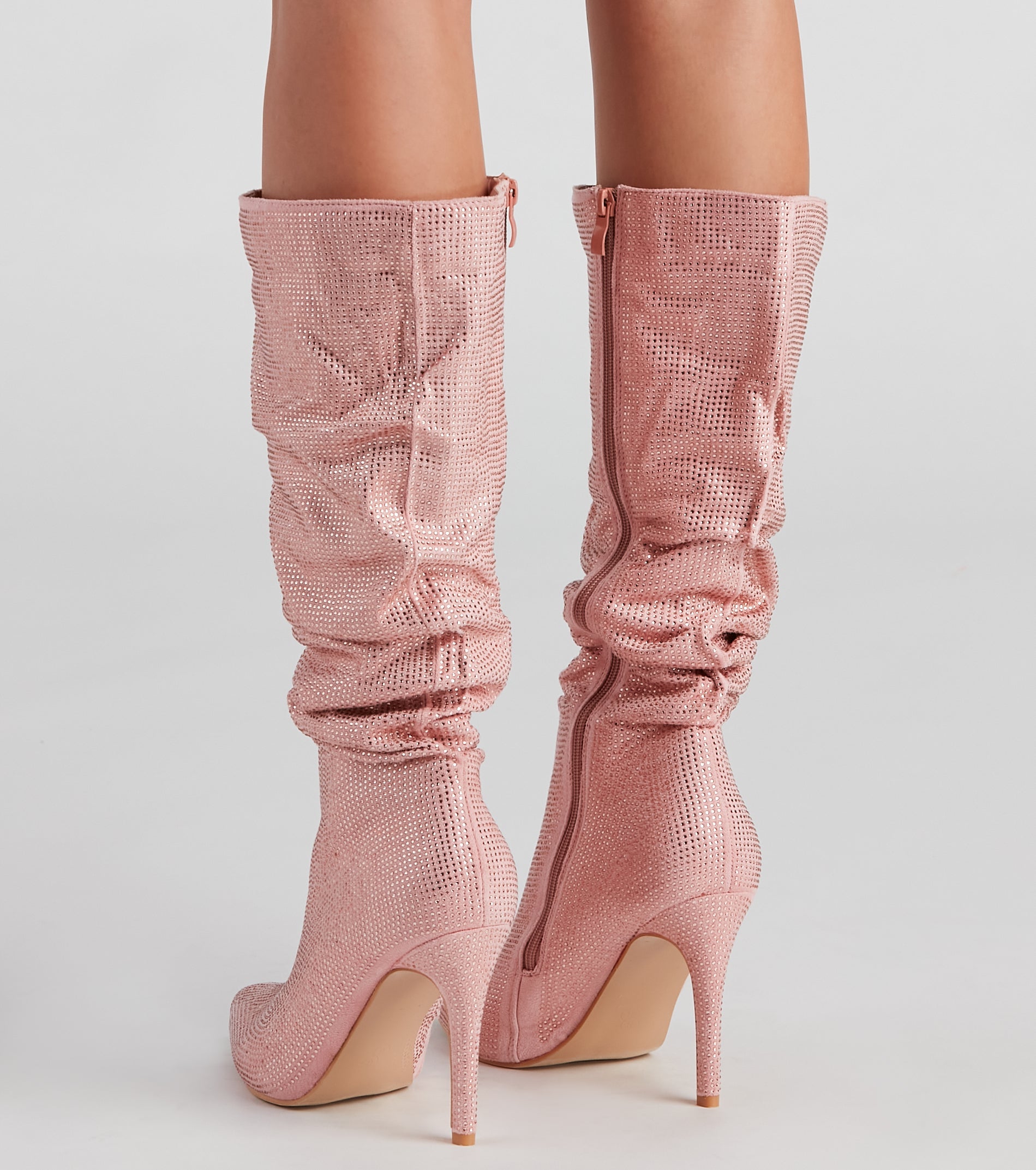 Shine Slouch Stiletto Boots Newgew