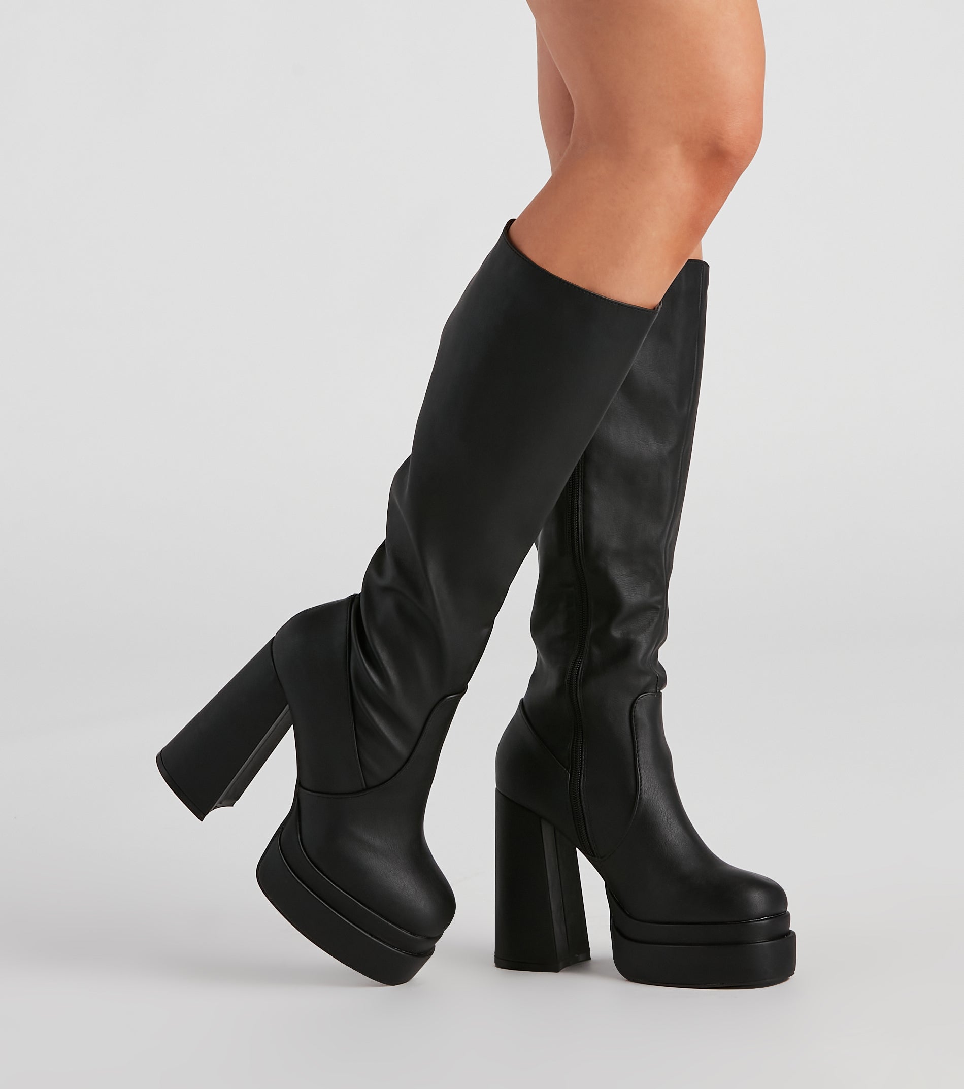 Rad And Retro Under The Knee Boots Newgew