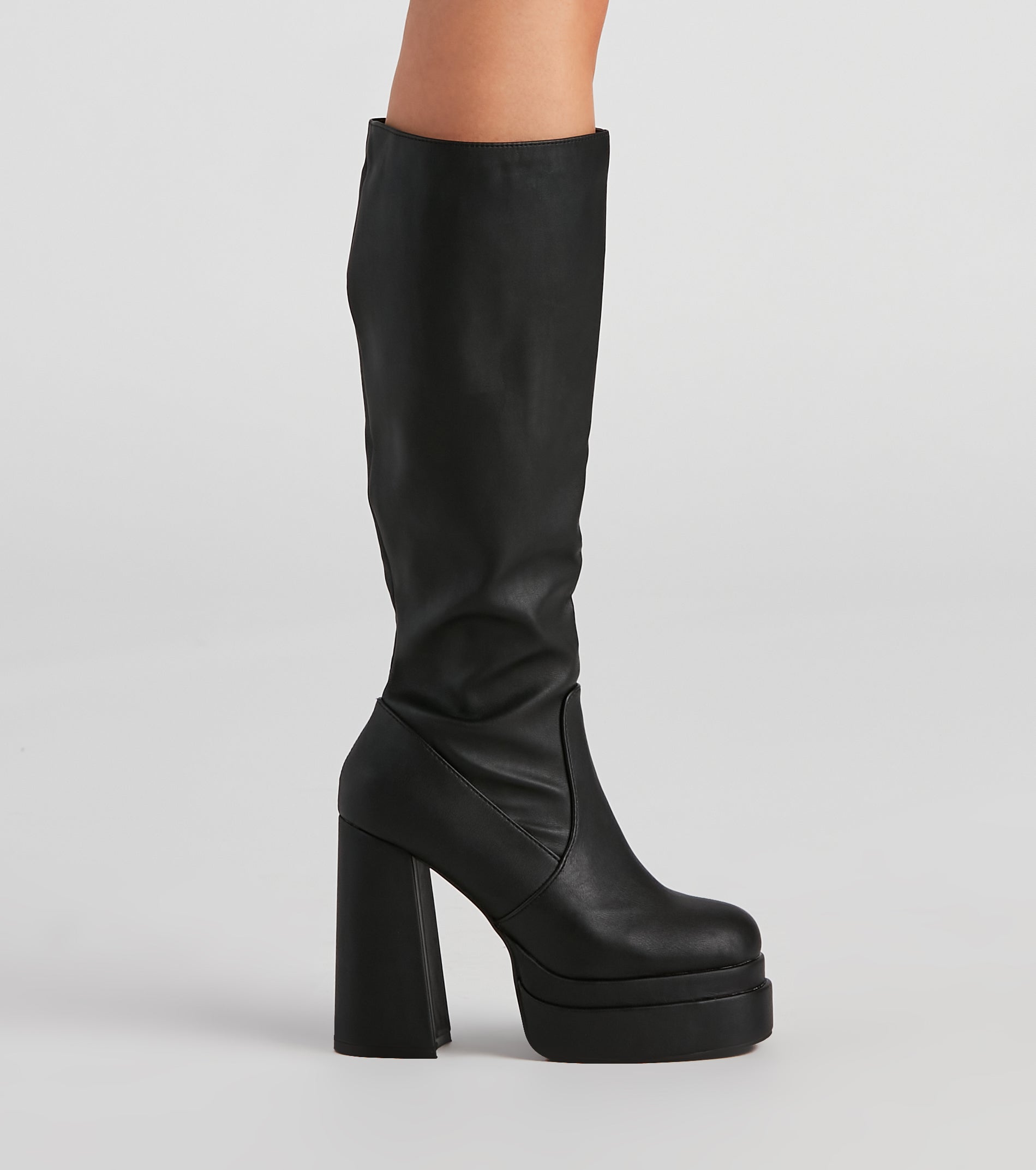 Rad And Retro Under The Knee Boots Newgew