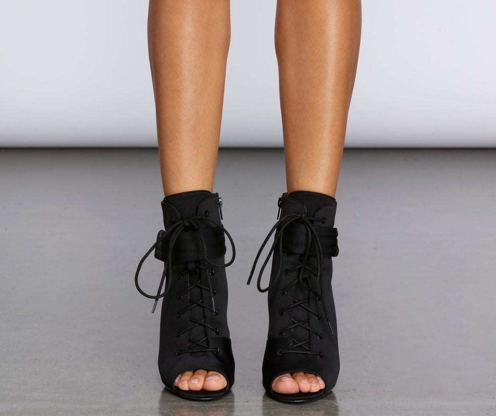 Work It Out Heeled Booties Newgew