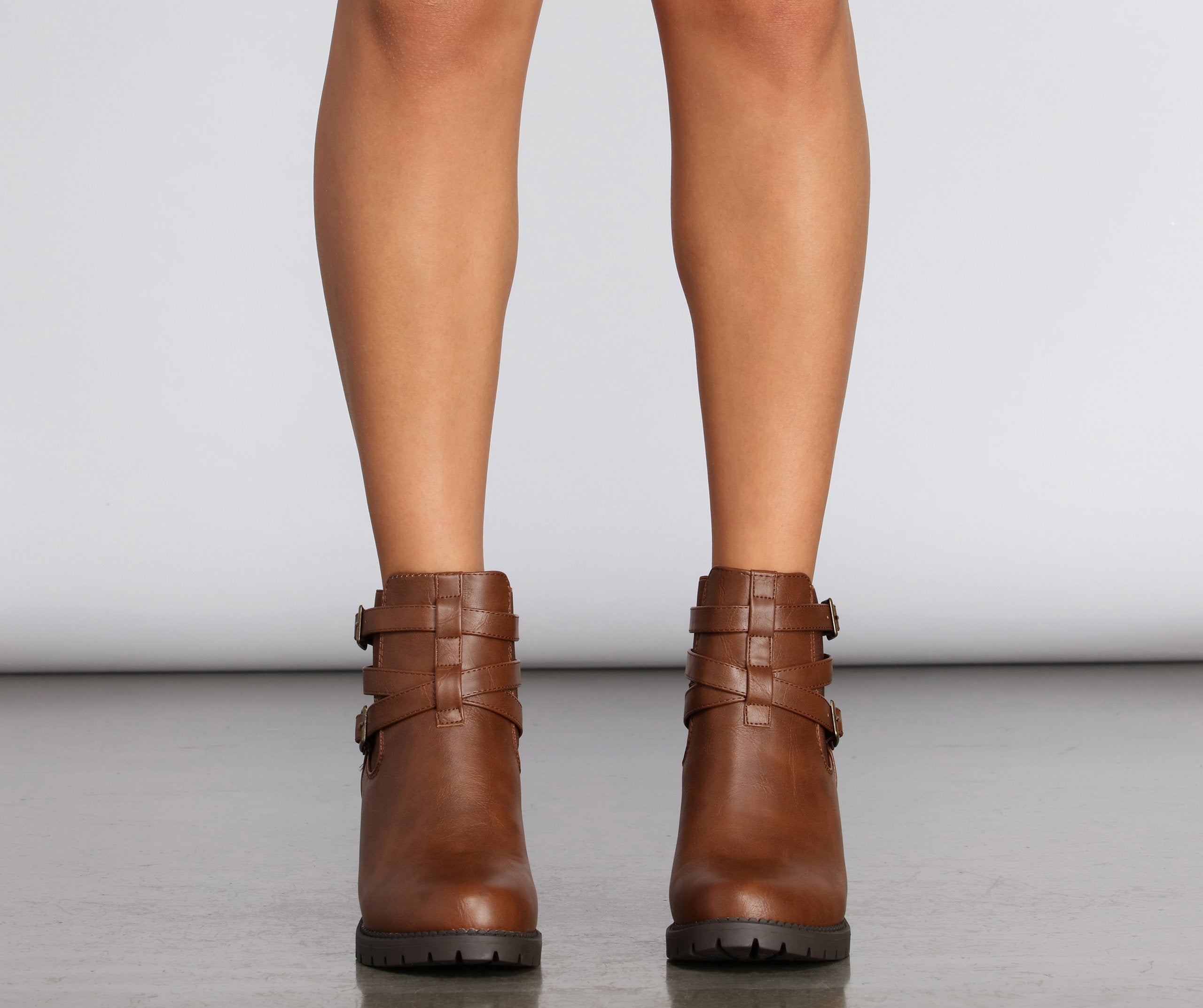 Again And Again Stacked Booties Newgew