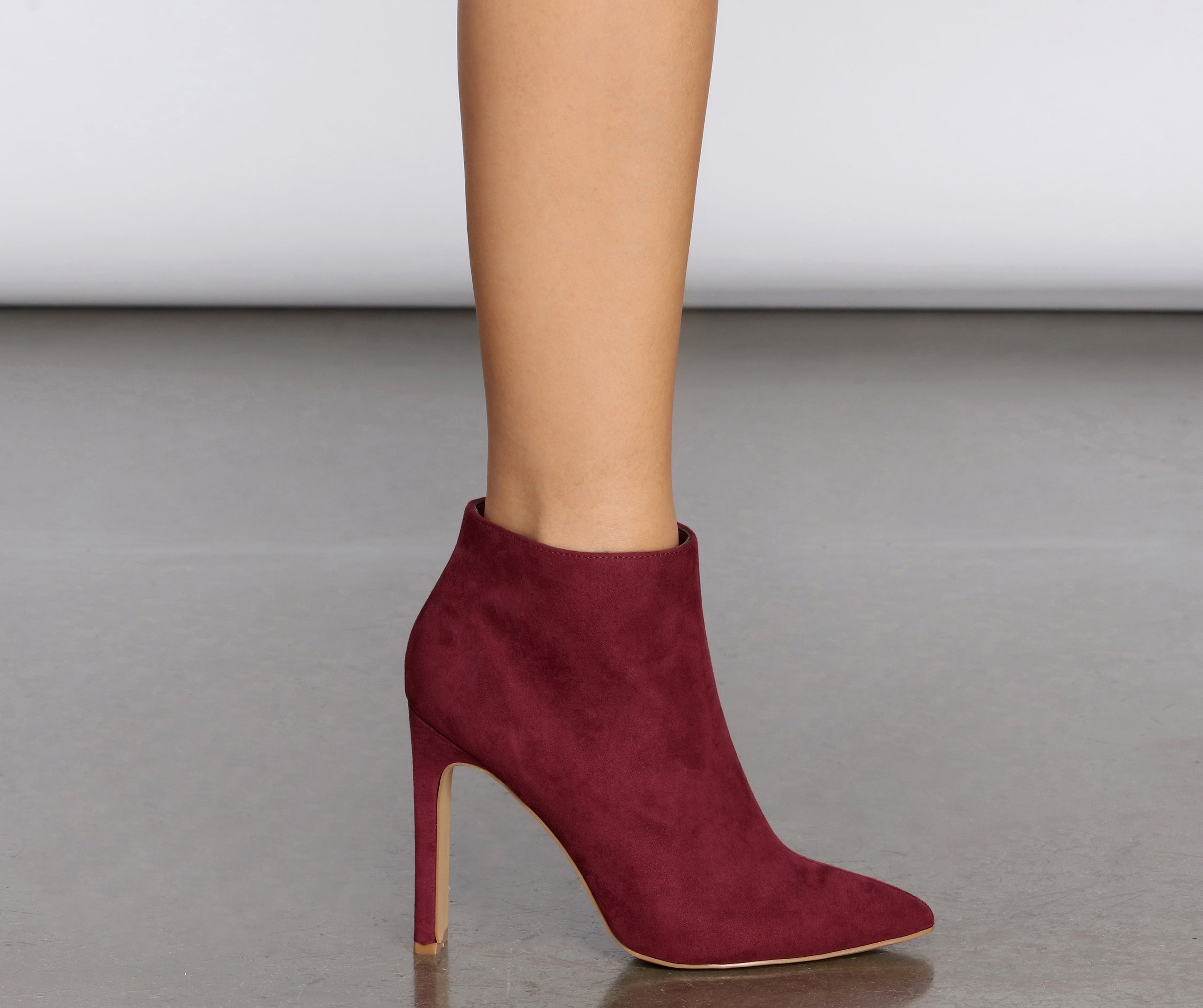 Sunday Funday Faux Suede Heel Newgew