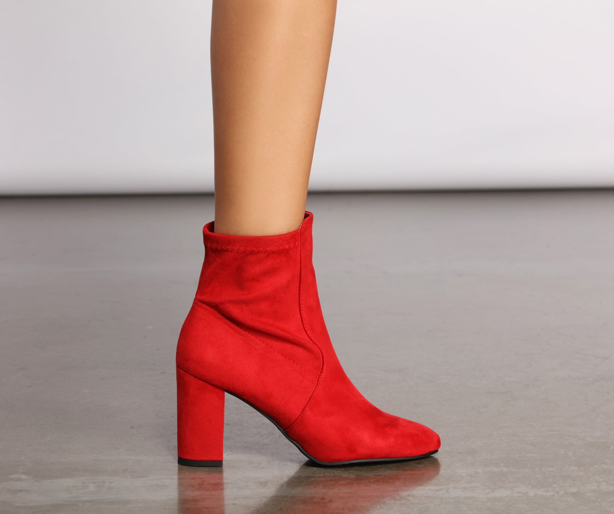 Everyday Slay Block Heel Booties Newgew