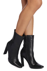Kind Of A Baddie Snake Booties Newgew
